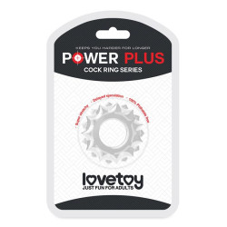 LoveToy Anneau pénien power Plus Transparent